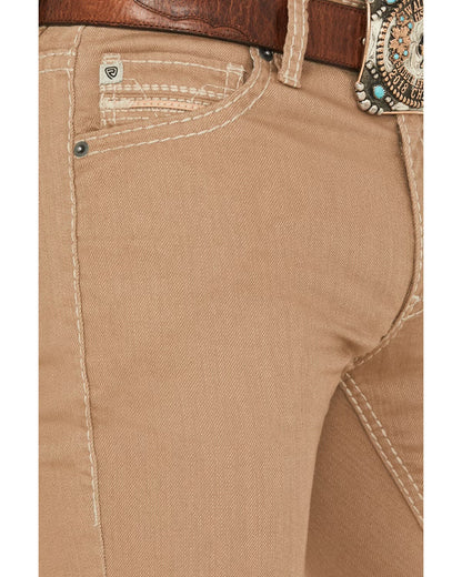 Rock & Roll Denim Men’s Revolver Slim Straight reflex Khaki Jeans BM1RD06141