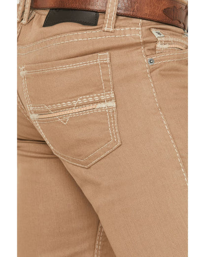 Rock & Roll Denim Men’s Revolver Slim Straight reflex Khaki Jeans BM1RD06141