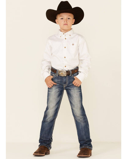 Rock & Roll Denim Boys' Bootcut Regular Jeans BB_9576