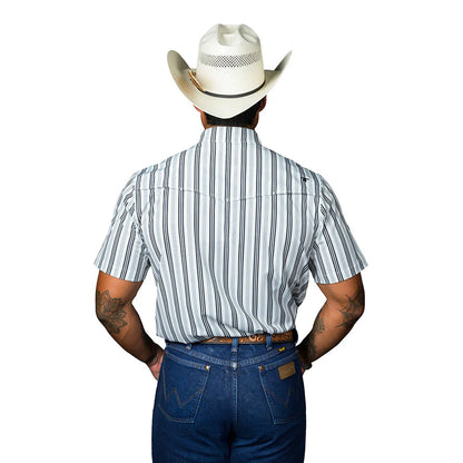 Ferrel Men’s The Jake In White short Sleeve Pearl Snap FPS1026055