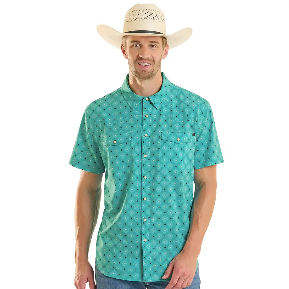 Rock and Roll Men’s Tek Mesh Geo Snap BMN3S08695
