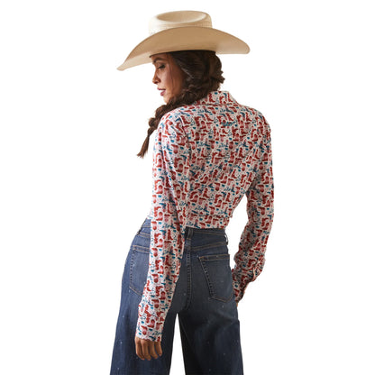 Ariat Women Blazin' Boots Shirt 10043477