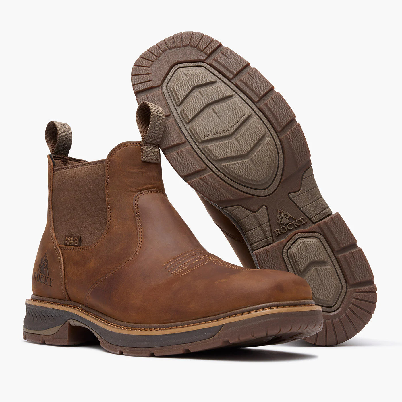 Rocky Men’s Ride Lte Waterproof Chelsea Boots RKW0478