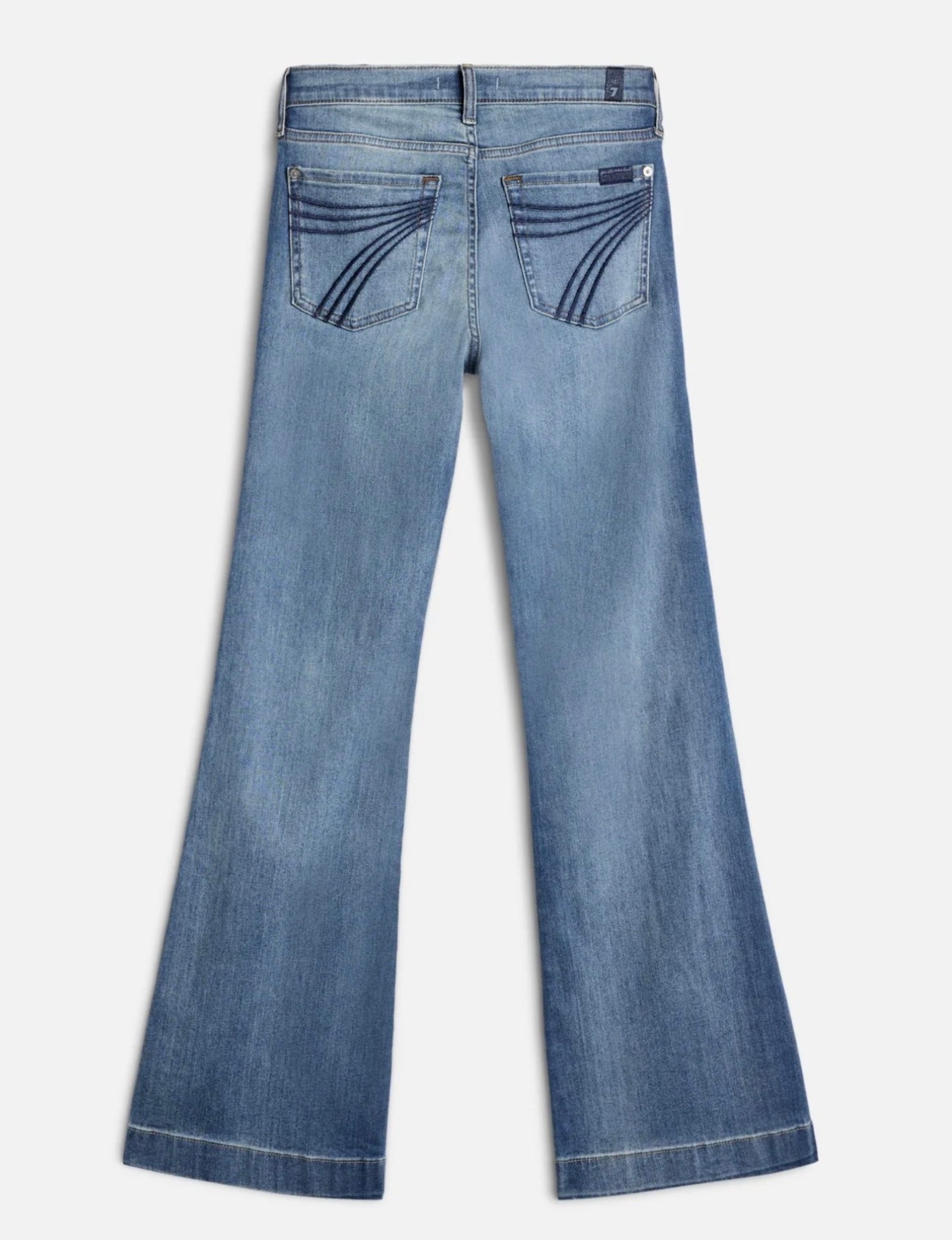 7 For All Mankind Women’s Tailorless Dojo in Slim Illusion Jeans 7U45244A-DLU