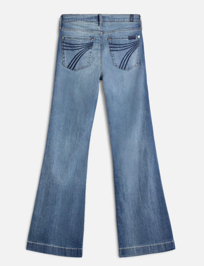 7 For All Mankind Women’s Tailorless Dojo in Slim Illusion Jeans 7U45244A-DLU