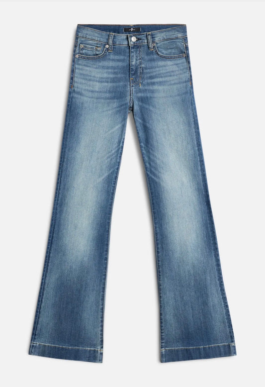 7 For All Mankind Women’s Dojo in Slim Illusion Jeans 34” 7U45144A-DLU