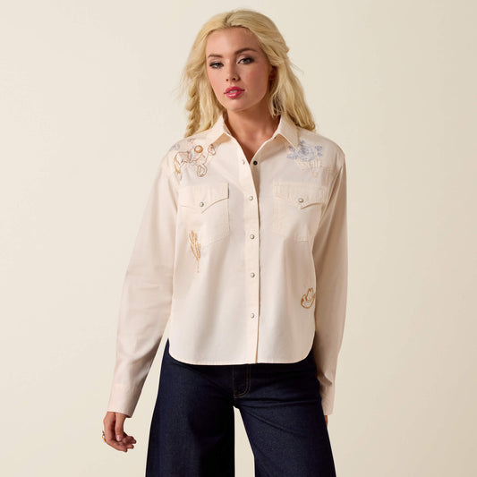 Ariat Women’s Ashville Embroidered Snap Shirt 10073666