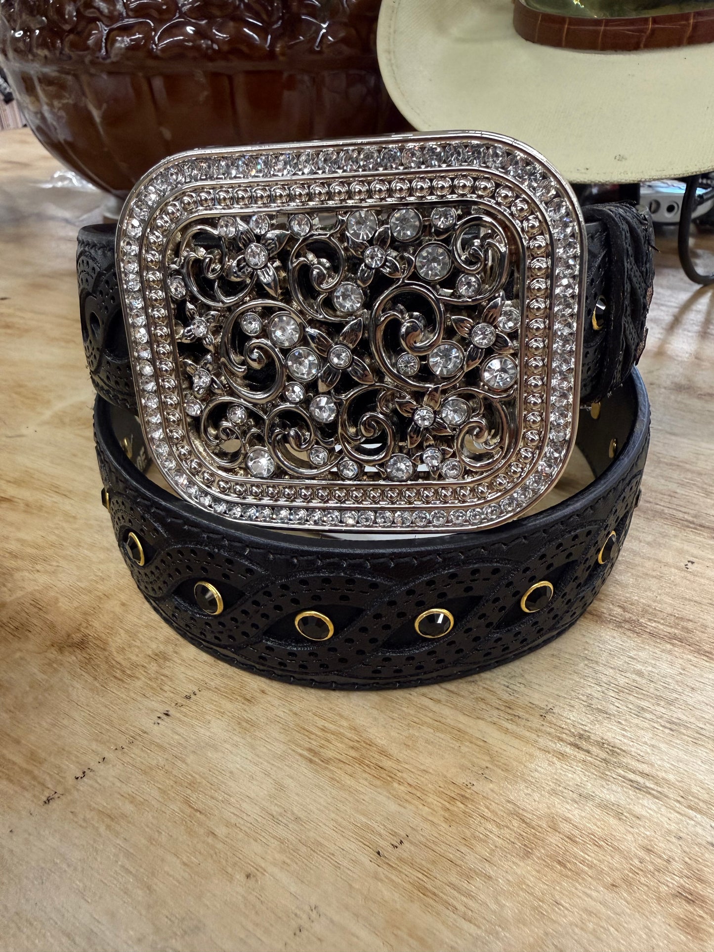 LongRope Women’s Black Western Belt 010LR-BLACK
