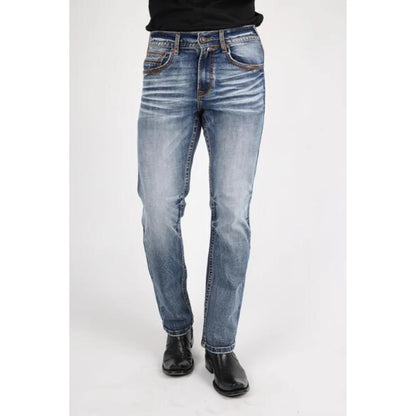 Platini Men's Dark Blue Boot Cut Jeans CBJ9887