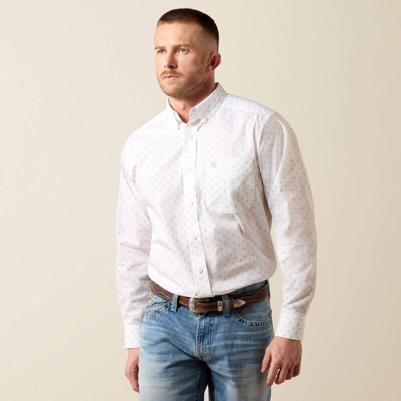 Ariat Men’s Wrinkle Free Barlow Classic Fit Ls Shirt 10079425