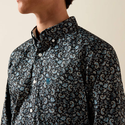 Ariat Men’s Wrinkle Free Barrette Fitted Ls Shirt 10079487
