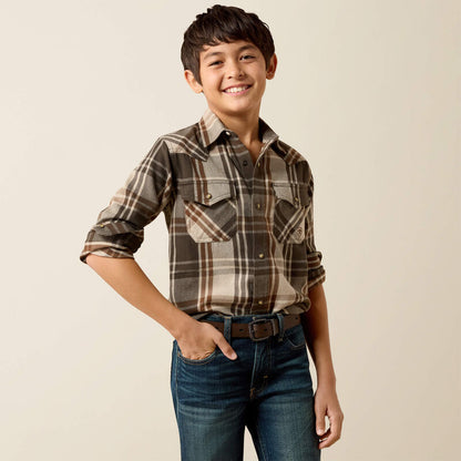 Ariat Boys Retro Howell Classic Fit Snap Ls Shirt 10079592