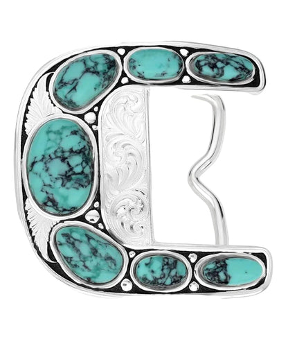 Montana Silversmiths Women's Clear Blue Sky Buckle 55010