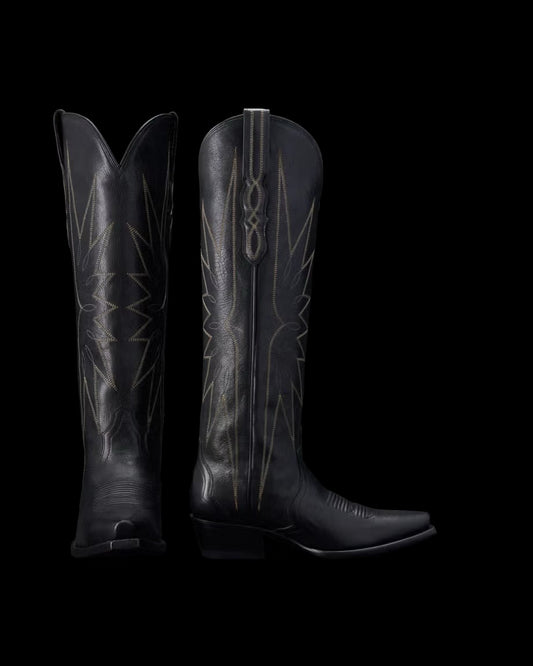 Tecovas Ladies The Loretta Midnight Goat Leather Tall Boots 20054MID