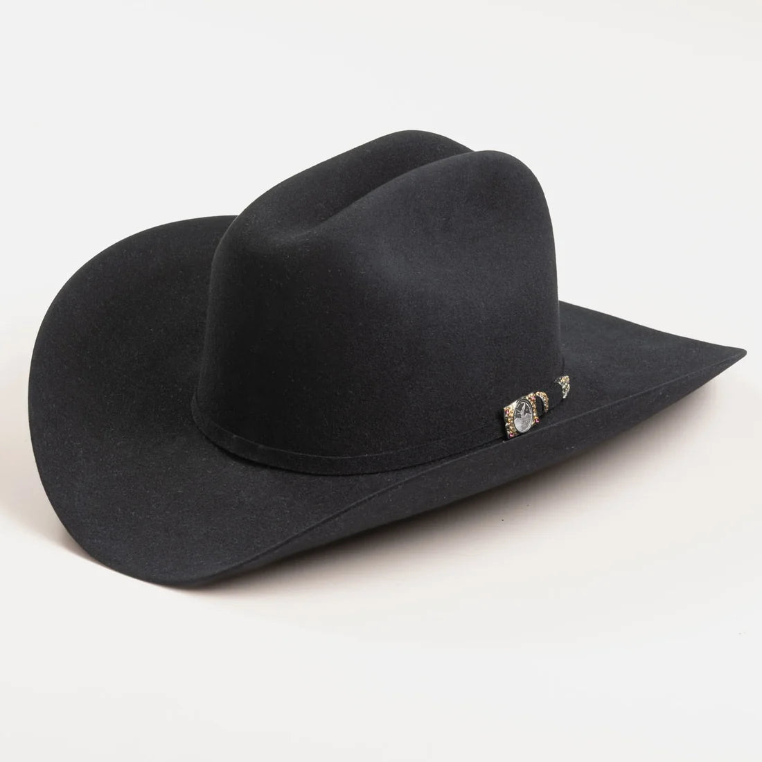 Larry Mahan 100X Independencia Fur Felt Black Cowboy Felt Hat MF1C65INDE40