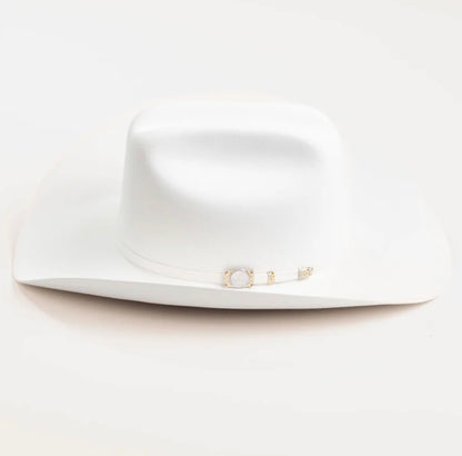 Larry Mahan Men’s 100X Independencia White Fur Felt Western Hat MF1C65INDE40