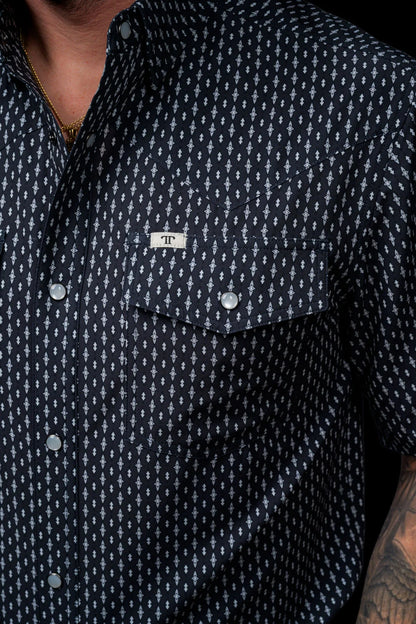 Ferrell Men’s The Cash Short Sleeve Pearl Snap Shirt FPS1026142