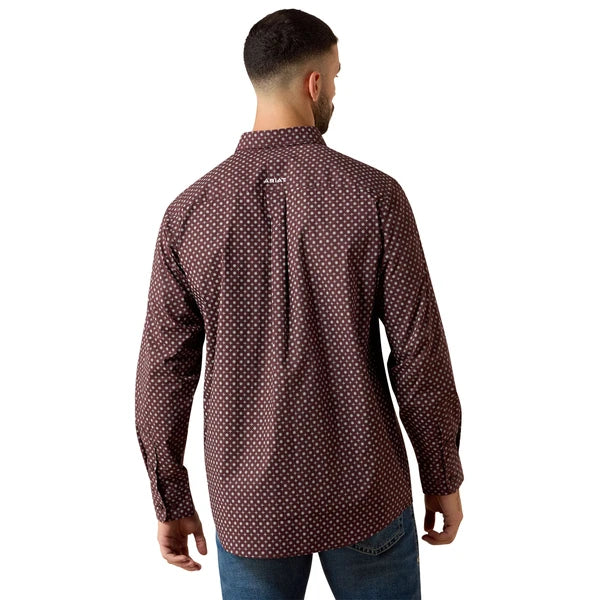 Ariat Men’s Constantine Fudge Medallion ls shirt 10079623