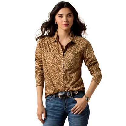 Ariat Women’s Everything Faded Leopard Ls Shirt 10079588