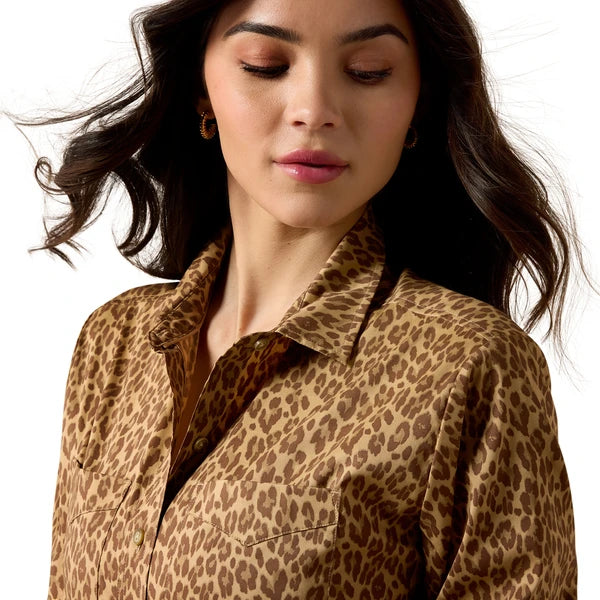 Ariat Women’s Everything Faded Leopard Ls Shirt 10079588