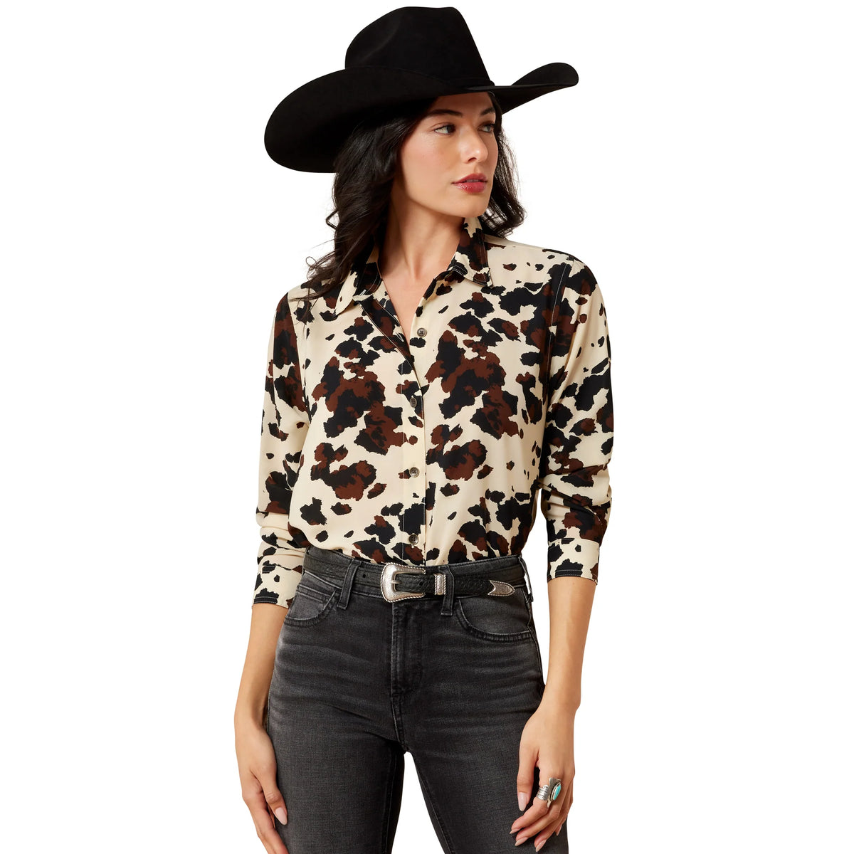 Ariat Ladies Homestyle Pony Button Down Ls Shirt 10079289