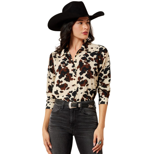 Ariat Ladies Homestyle Pony Button Down Ls Shirt 10079289
