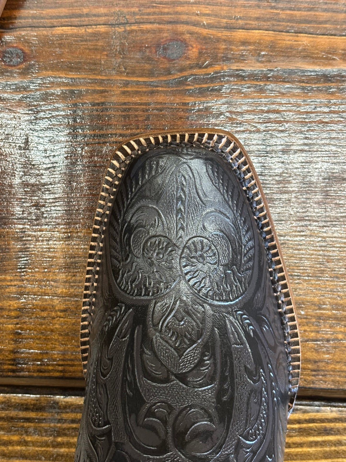 Tanner Mark Handtool Print Brown Sloane