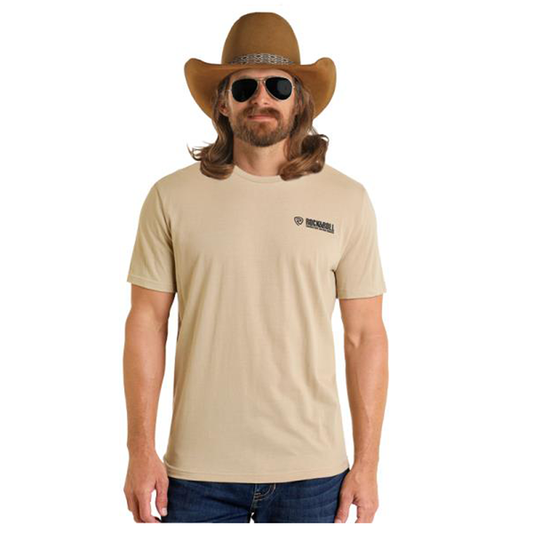 Rock&Roll Men’s Dale Brisby Skull Graphic Tee