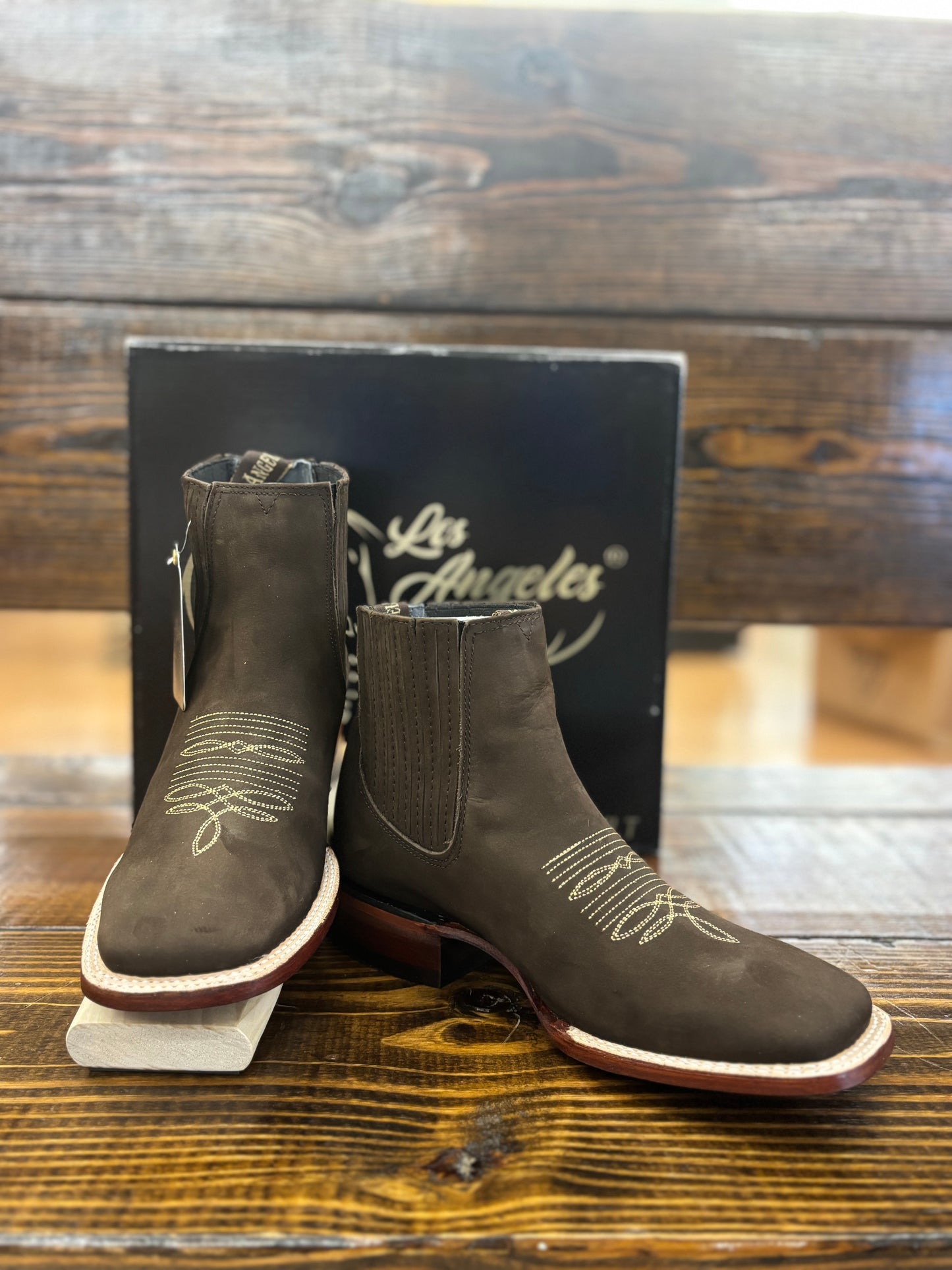 Los Angeles Nobuck Cafe Ankle Boot