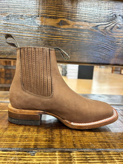 Besserro Women Nobuck Camel Botin