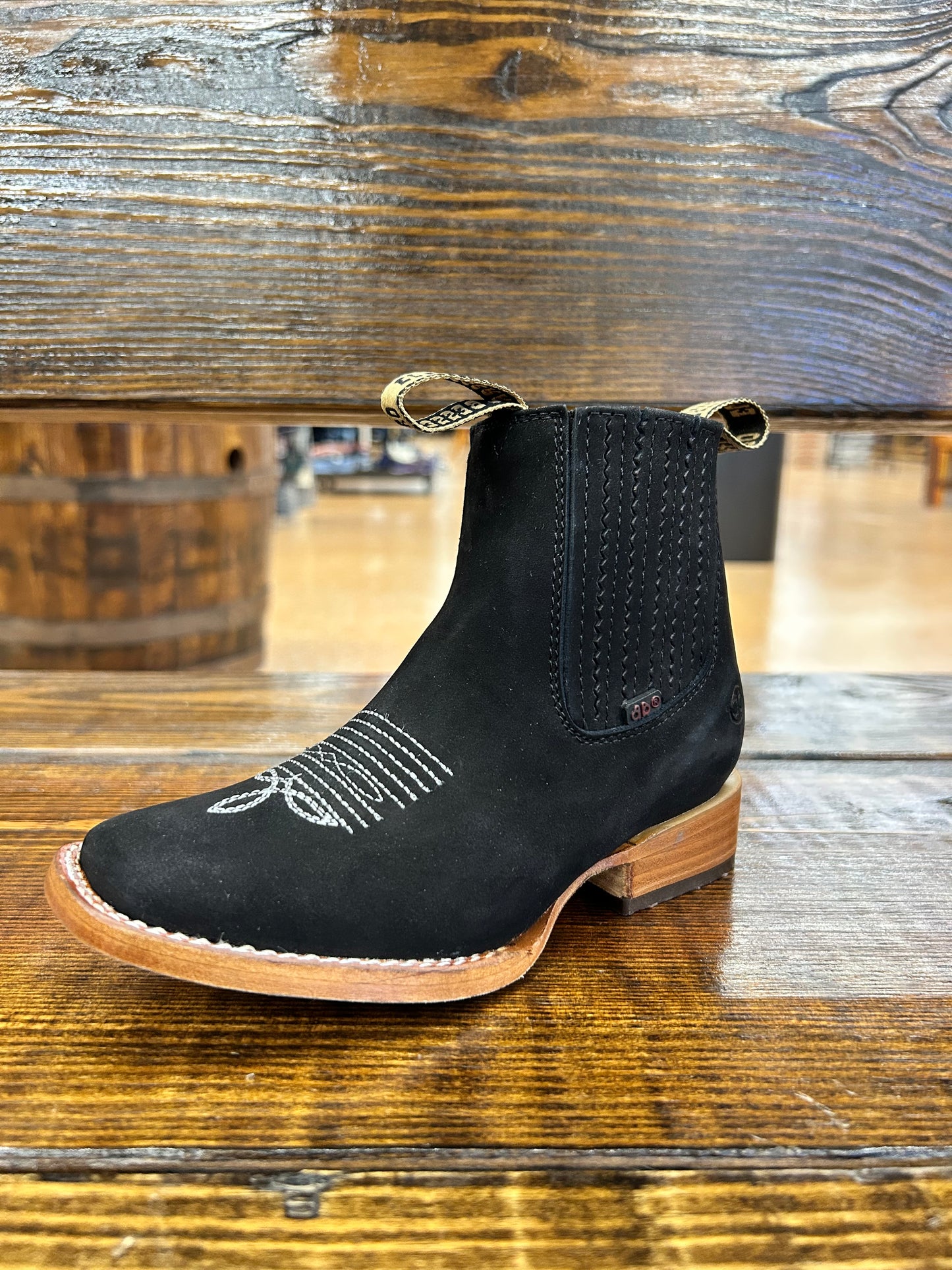 Besserro Nobuck Black Kids Boots