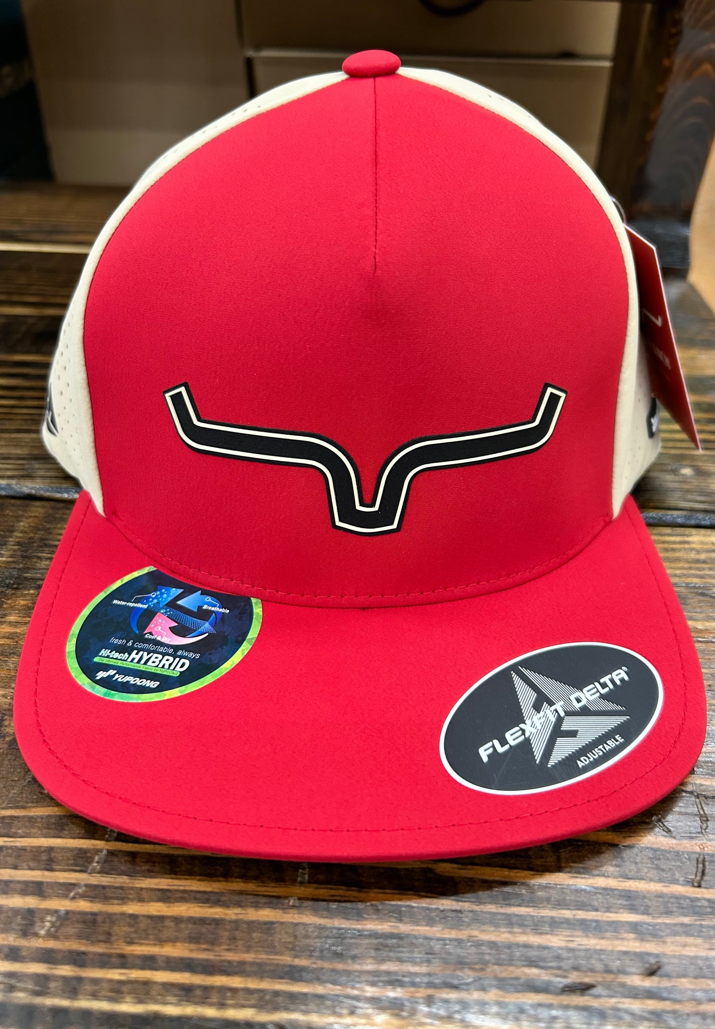 Kimes Ranch Men's Hard Pressed Red Cap