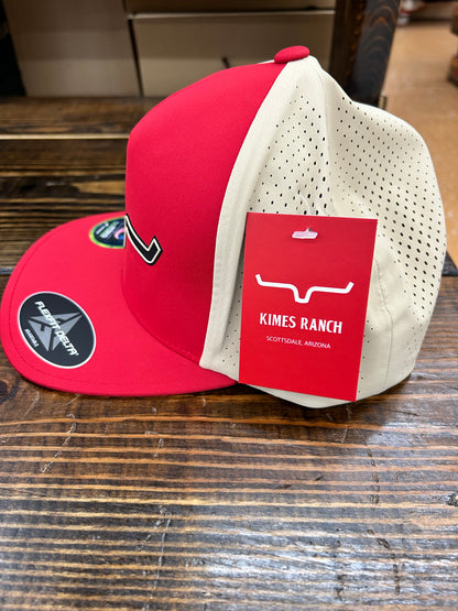 Kimes Ranch Men's Hard Pressed Red Cap