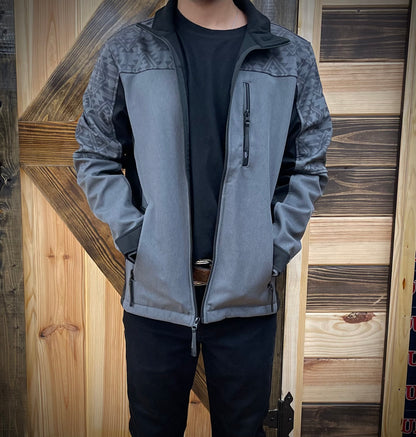 Hooey Men’s Softshell Jacket With Aztec Pattern