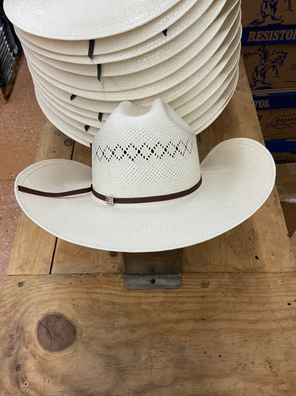 AMERICAN HAT CO. STRAW HAT 8400 RC 2CCHOC