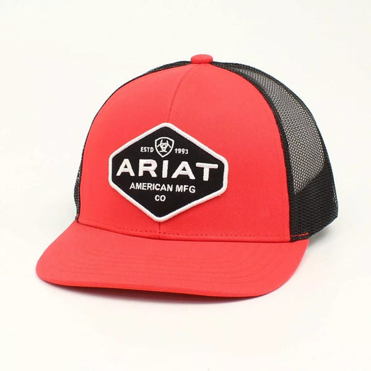 Ariat Mens Vintage Look Snap Back Baseball Cap with Logo
