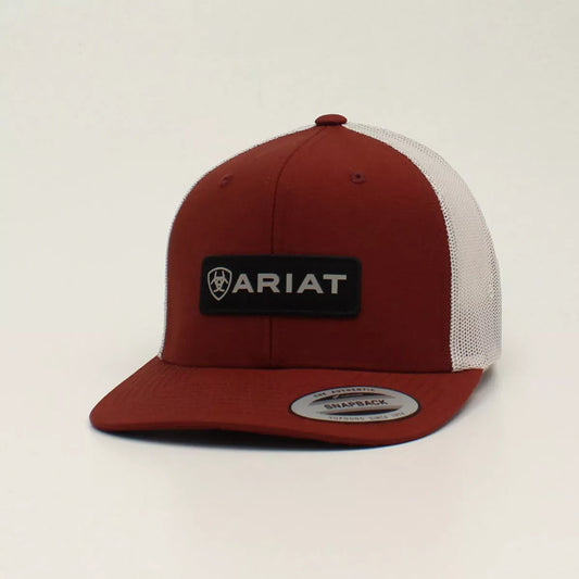 Ariat Rectangle Long Logo Brick Red