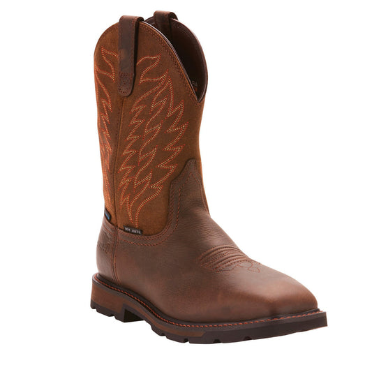 Ariat Mens Groundbreaker Waterproof Steel Toe Work Boot