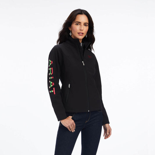 Ariat Women's Rosas Team Softshell Black Jacket