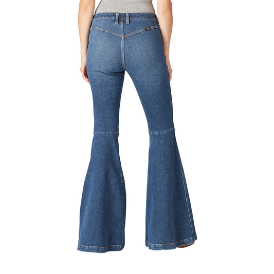 Wrangler Retro Ladies The Green Jean Victoria Flare Denim Jeans
