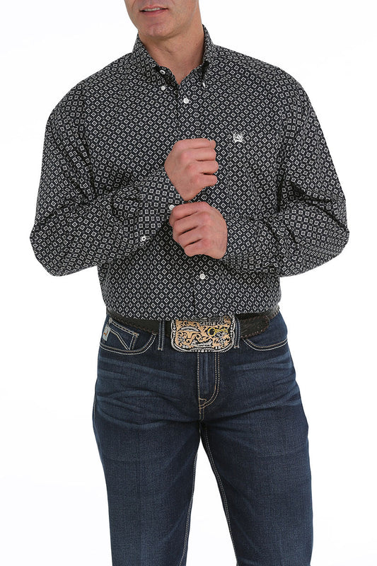 MEN'S CINCH BLACK PAISLEY PRINT