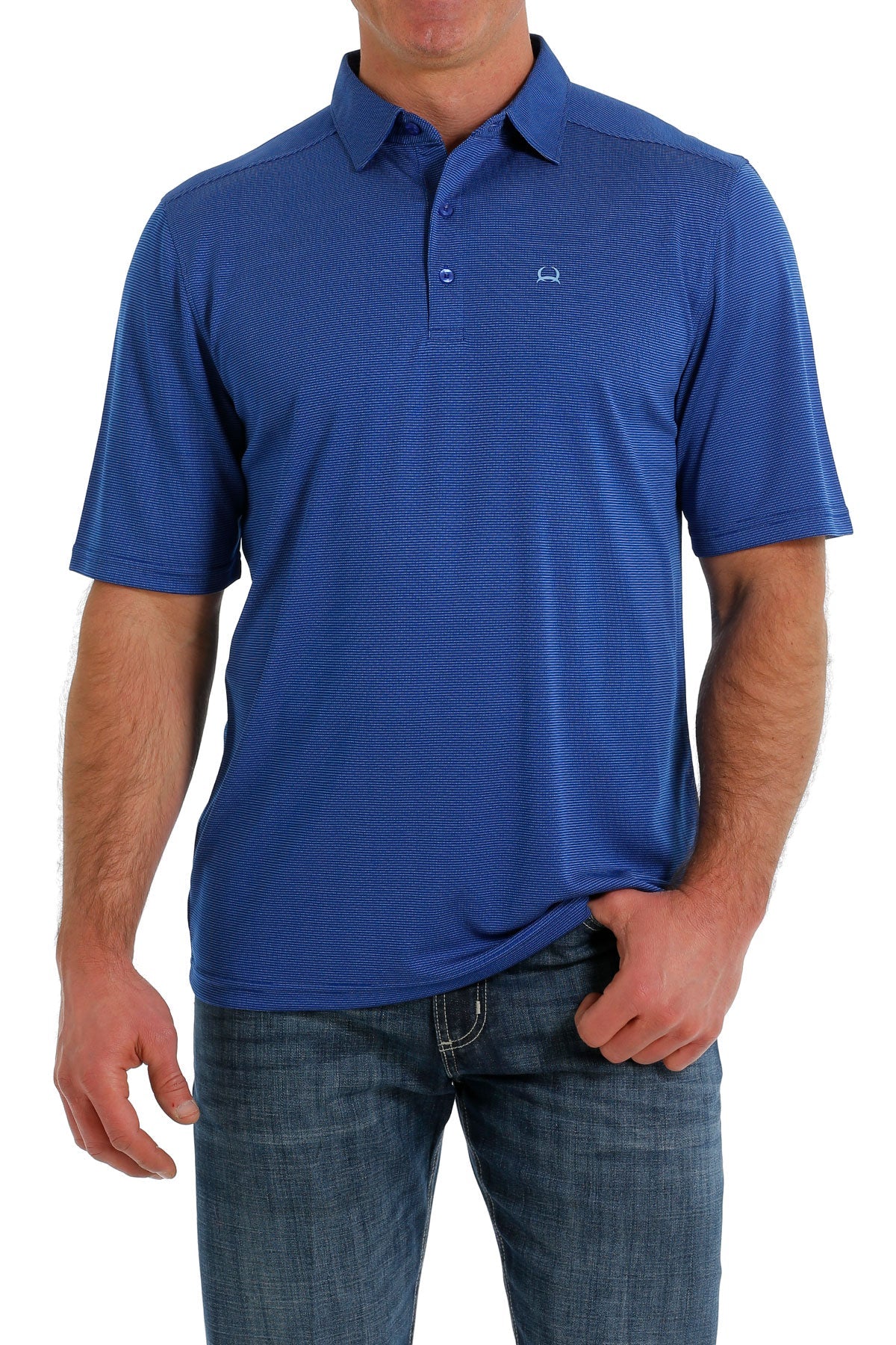 Men's Cinch Flex Polo Blue