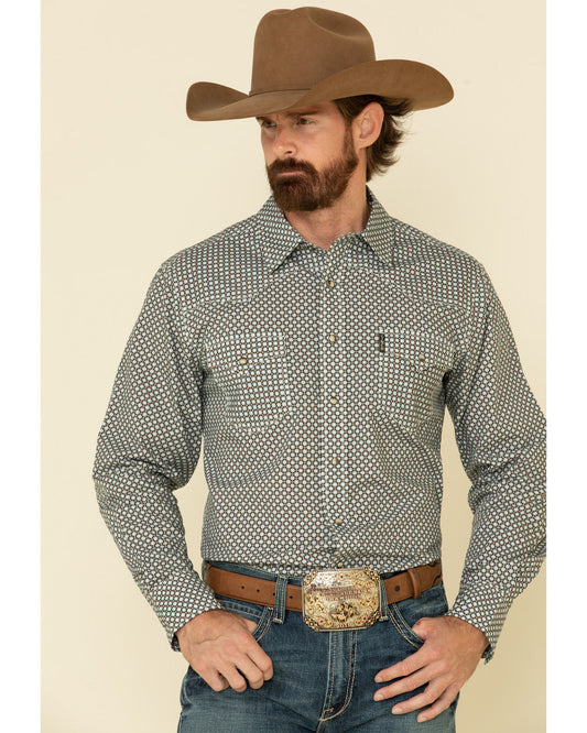 Cinch Men’s Geo LS Shirt