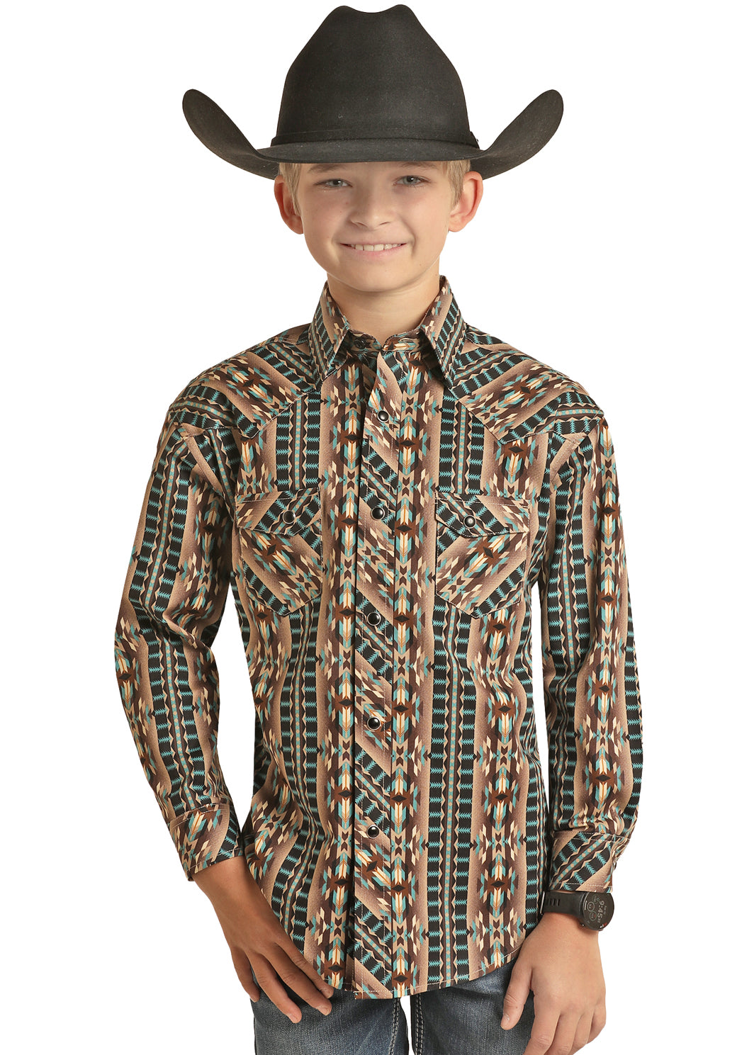 Boy's Rock & Roll Cowboy Snap Front Shirt