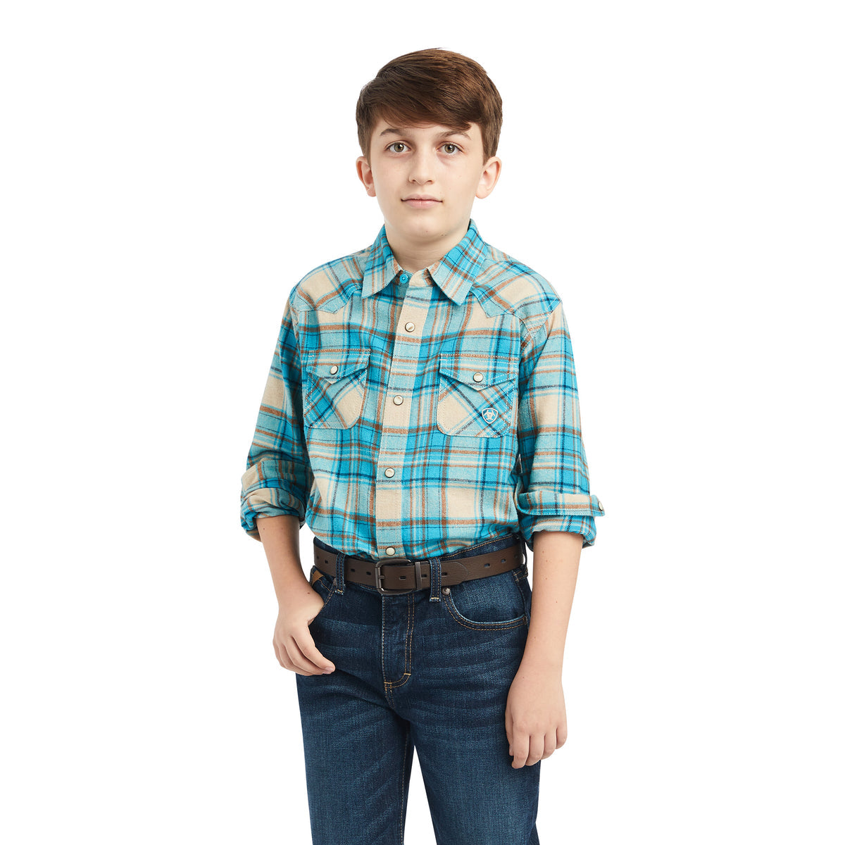 Boy's Ariat Handley Retro Fit Snap Front Shirt