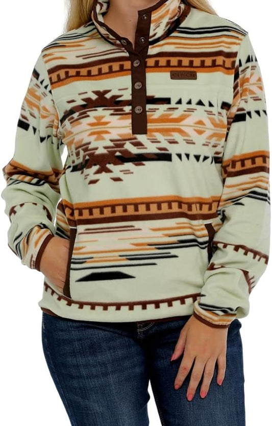 Cinch Western Sweatshirt Women Print Polar Fleece