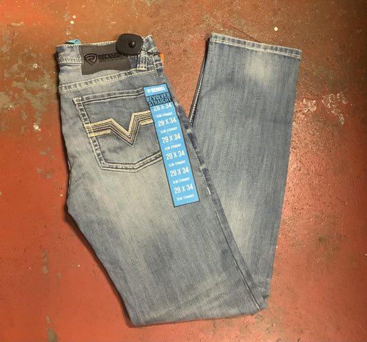MENS SLIM STRAIGHT ROCK & ROLL JEANS |M1R3585