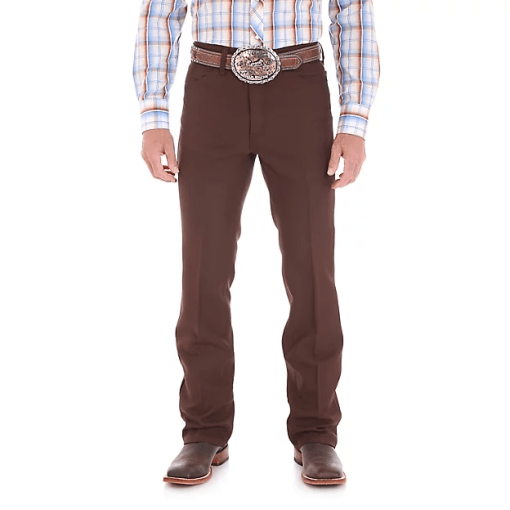 Men's Brown Wrangler Wrancher Dress Jean