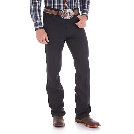 Men's Navy Wrangler Wrancher Dress Jean