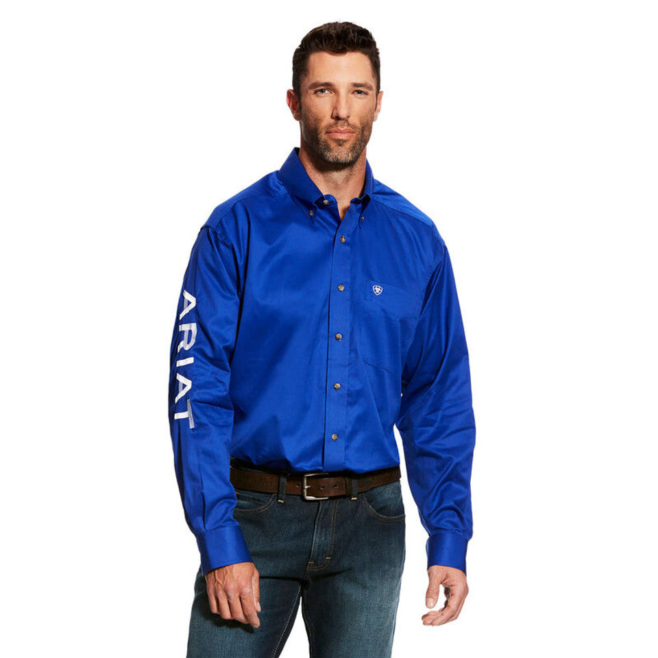 ARIAT BLUE TEAM LOGO CLASSIC FIT - MENS SHIRT